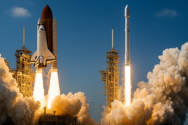 Space Shuttle за 30 лет не смог сделать то, что Falcon 9 собирается выполнить только в 2025 году